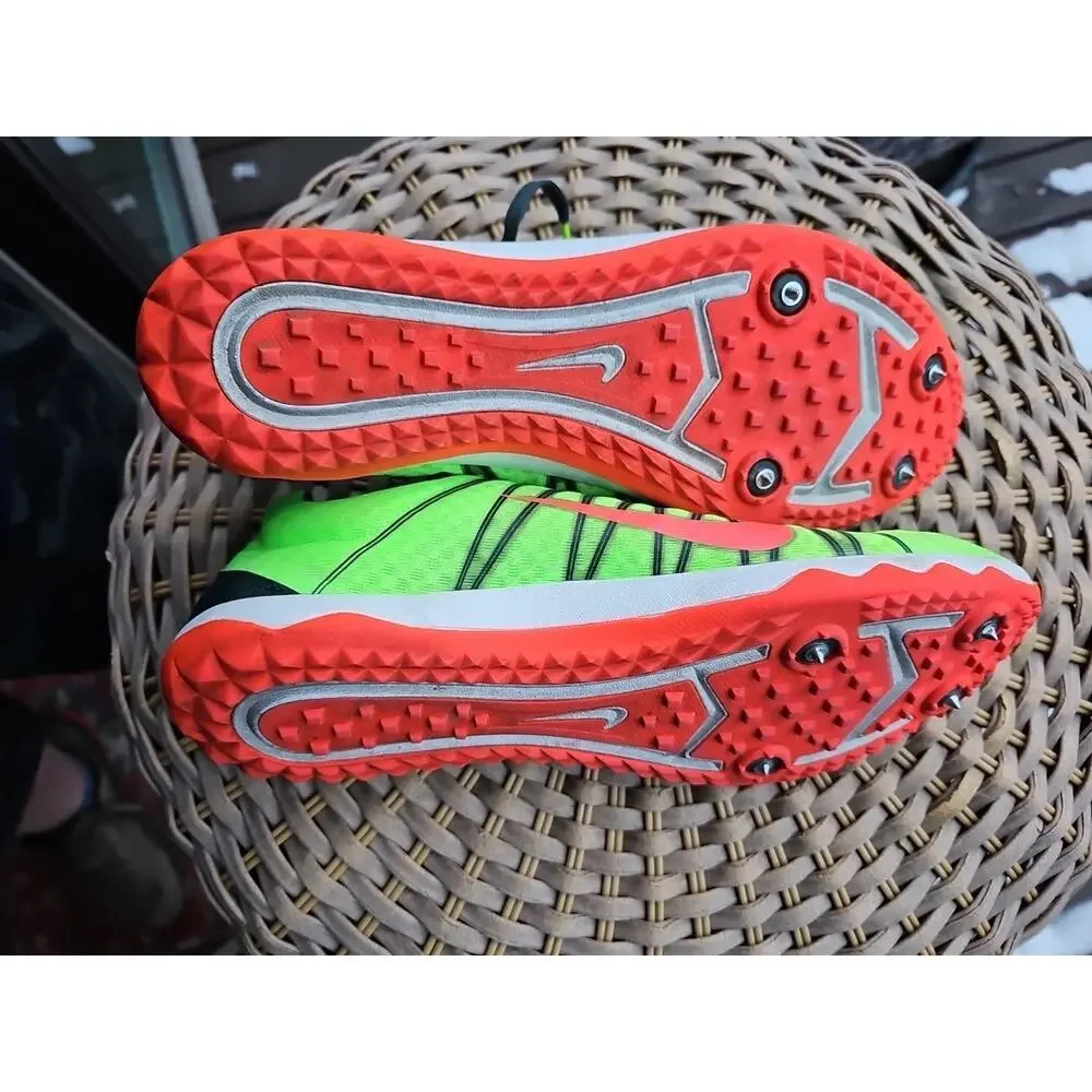 Nike Zoom Rival XC 605506-363 Lime Black Running Shoes Sneakers 11 US 45 EU Glow